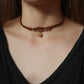 Choker Halskette mit Orangem Aventurin