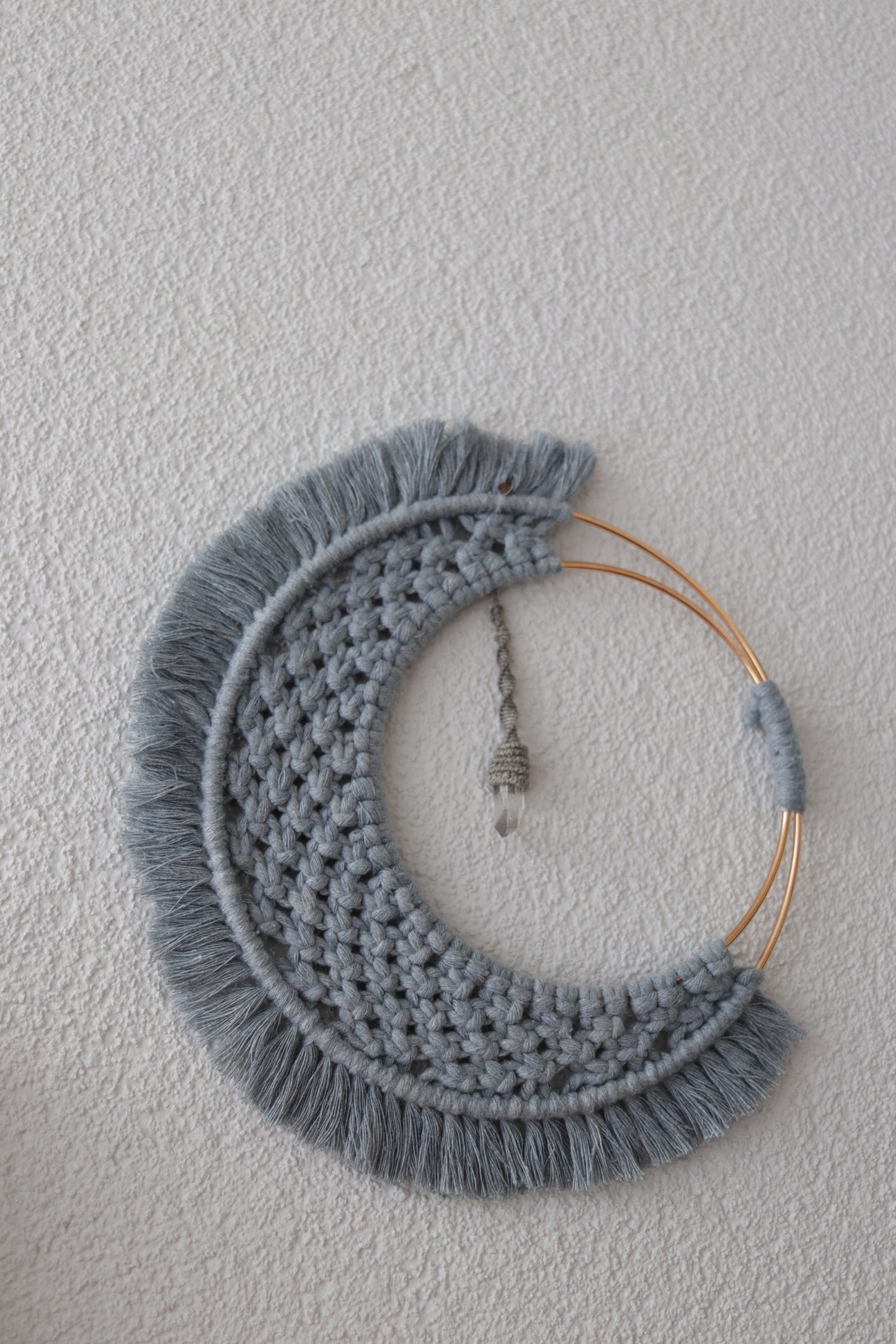 Mond Wandbehang mit Bergkristall