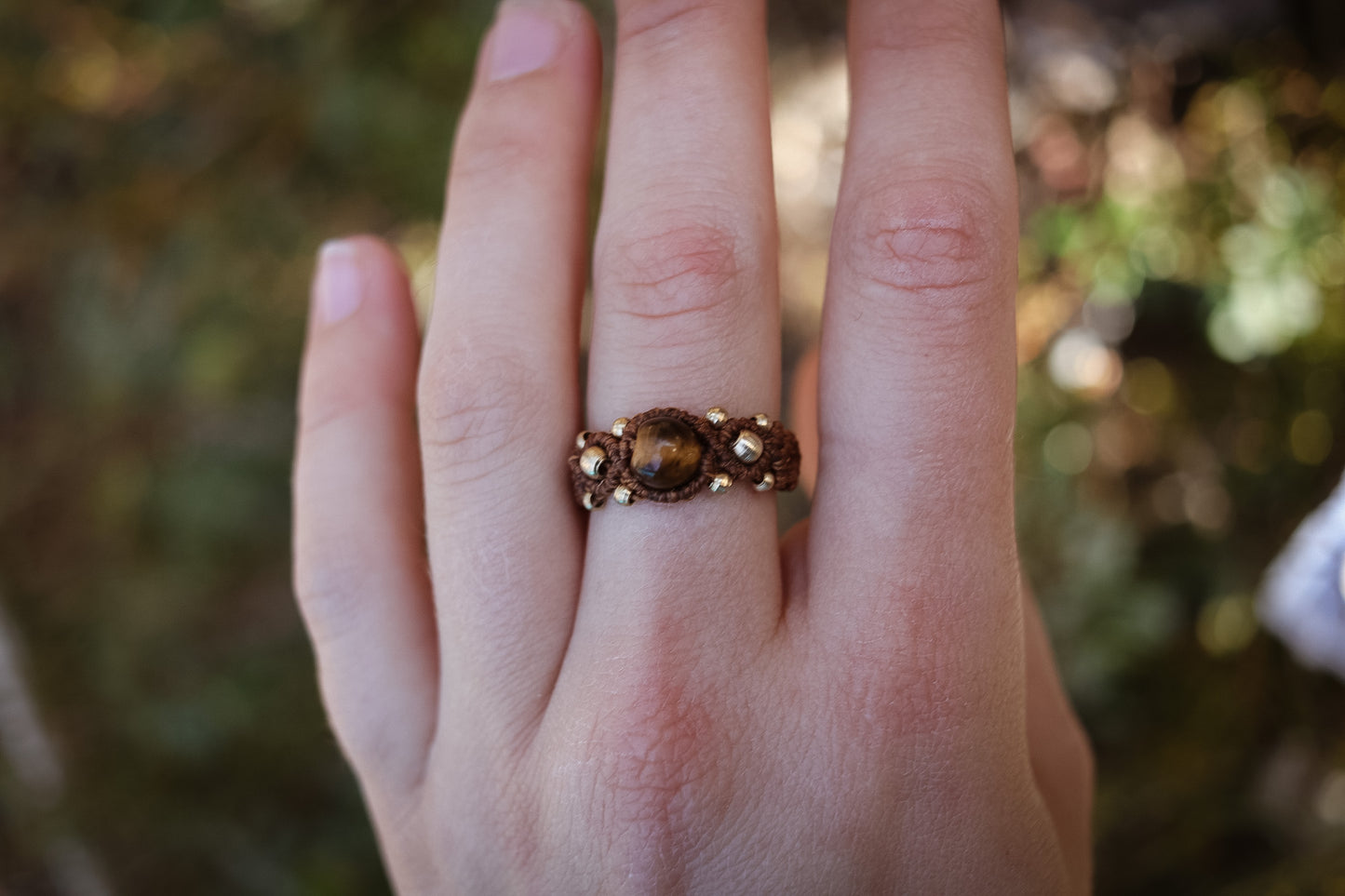 Tigerauge Ring