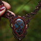 Azurit Choker Halskette