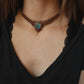 Labradorit Choker Halskette