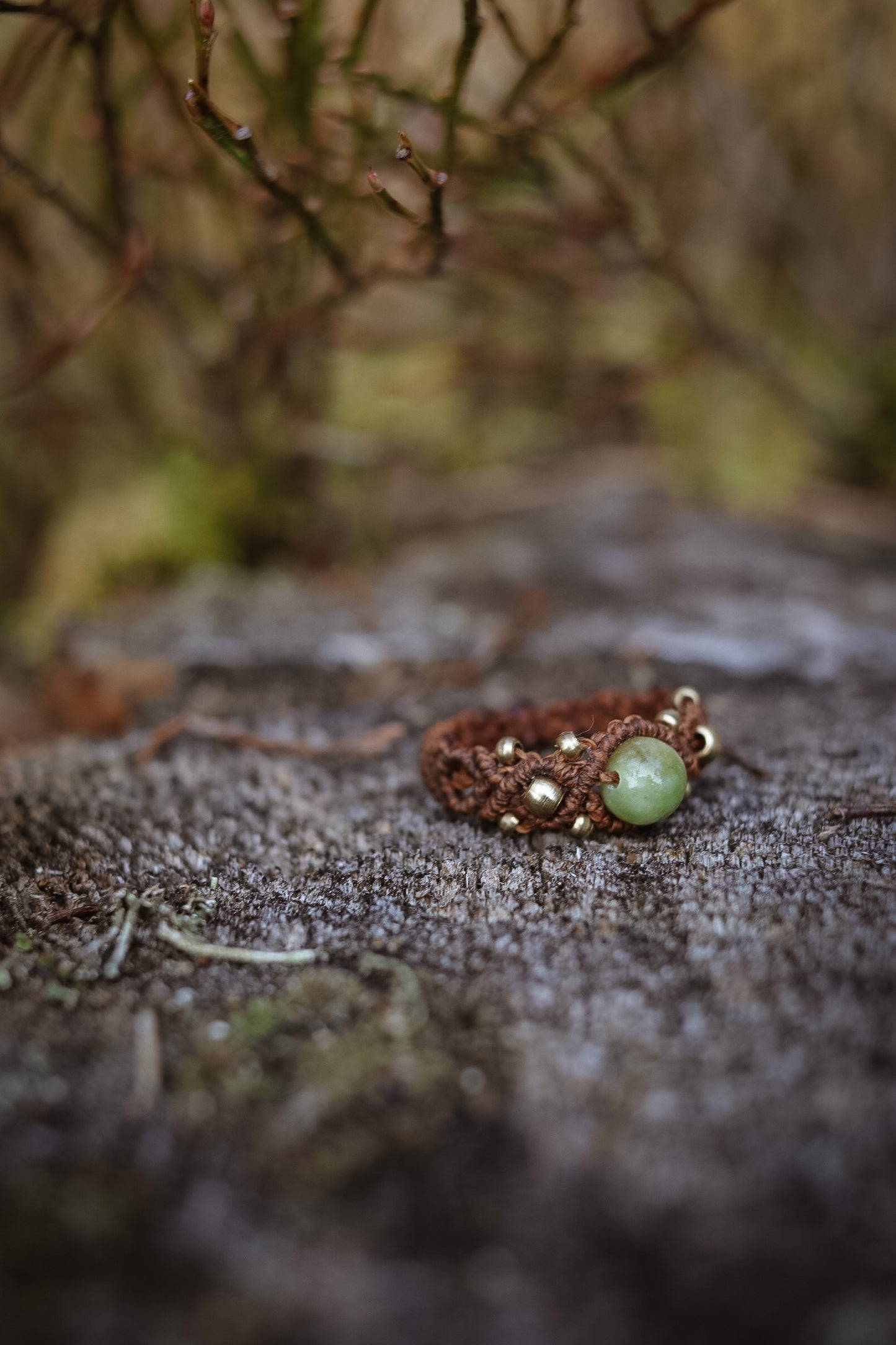 grüne Jade Ring