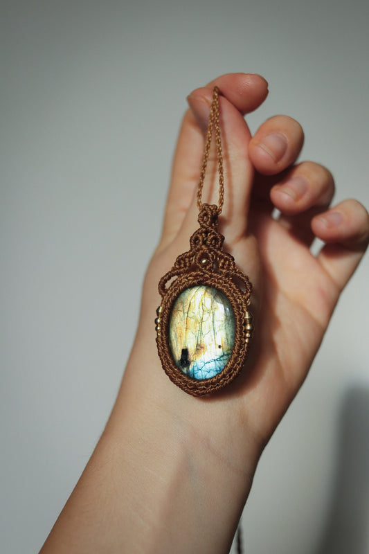 Labradorit Halskette