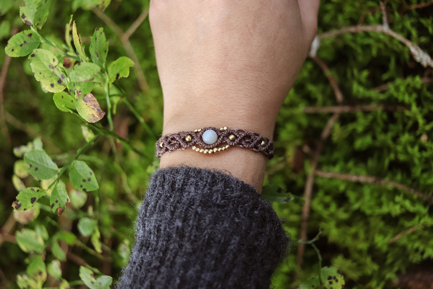 Amazonit Perlen Armband