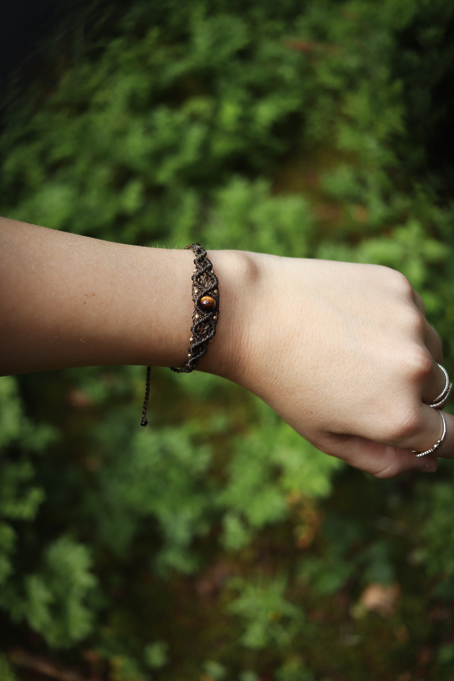zartes Tigerauge Boho Armband
