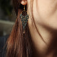 Boho Ohrringe • grün