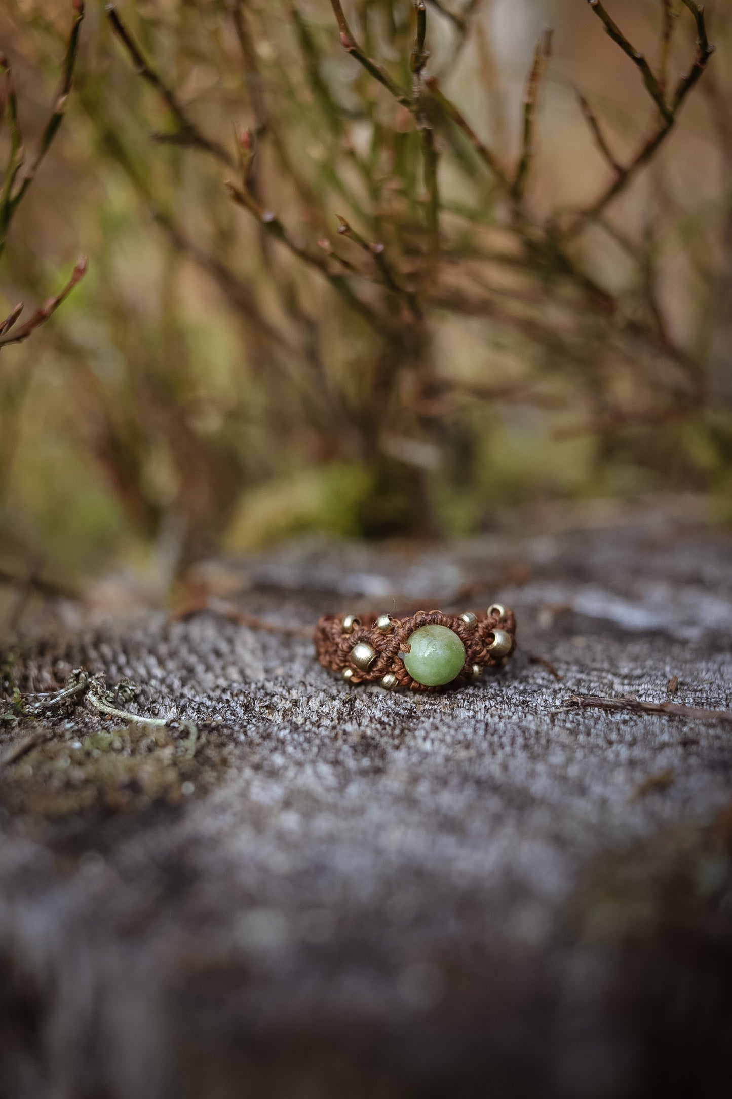 grüne Jade Ring