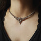 zarte Citrin Choker Halskette