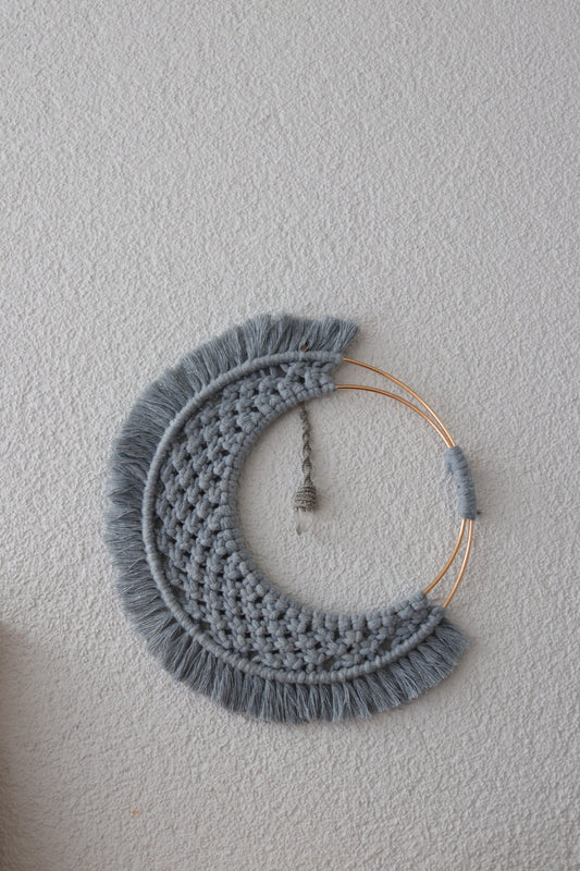 Mond Wandbehang mit Bergkristall