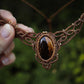 elegante Tigerauge Choker Halskette