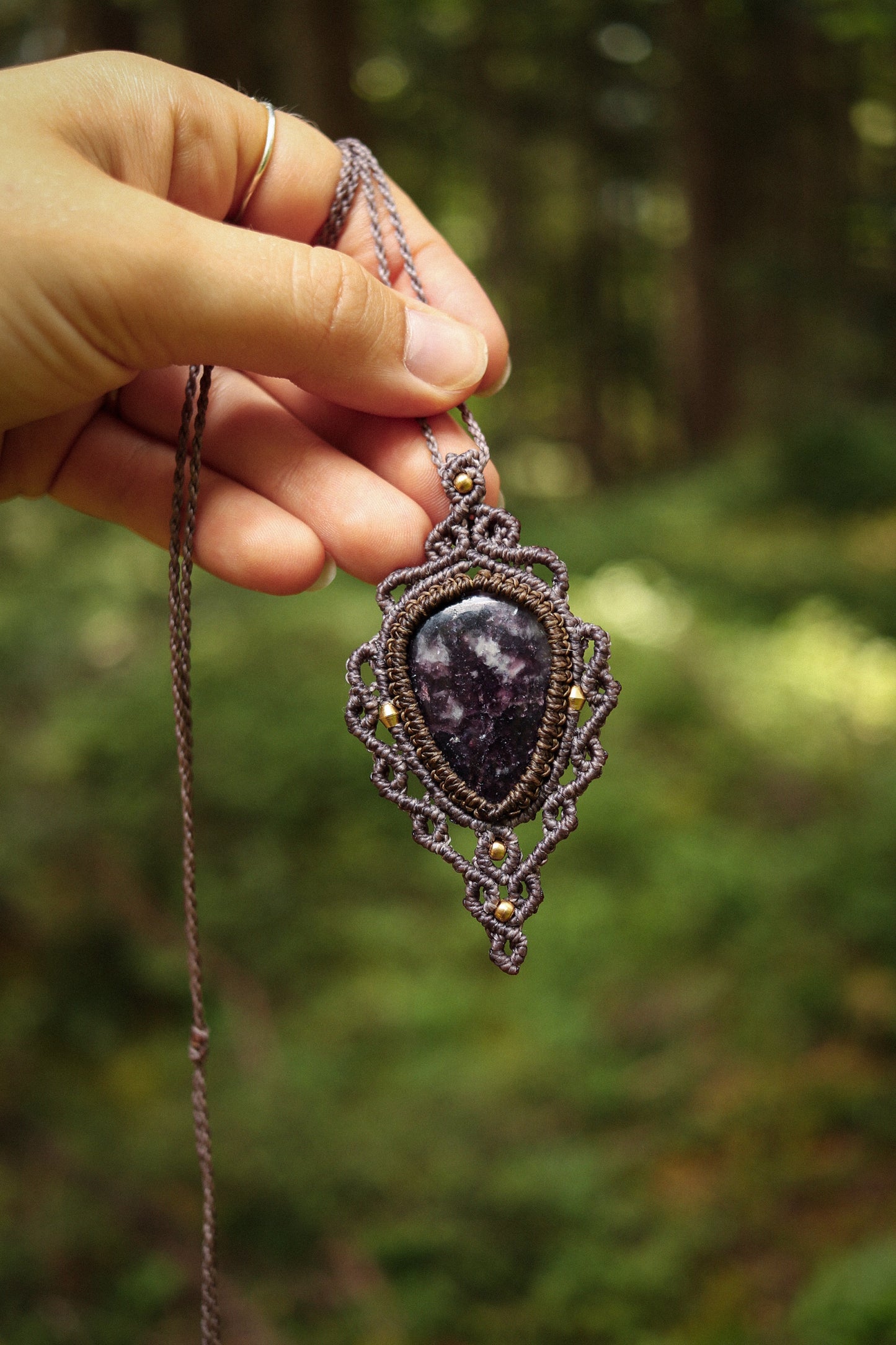 Lepidolith Kette