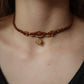 Choker Halskette mit Orangem Aventurin