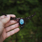 Labradorit Choker Halskette