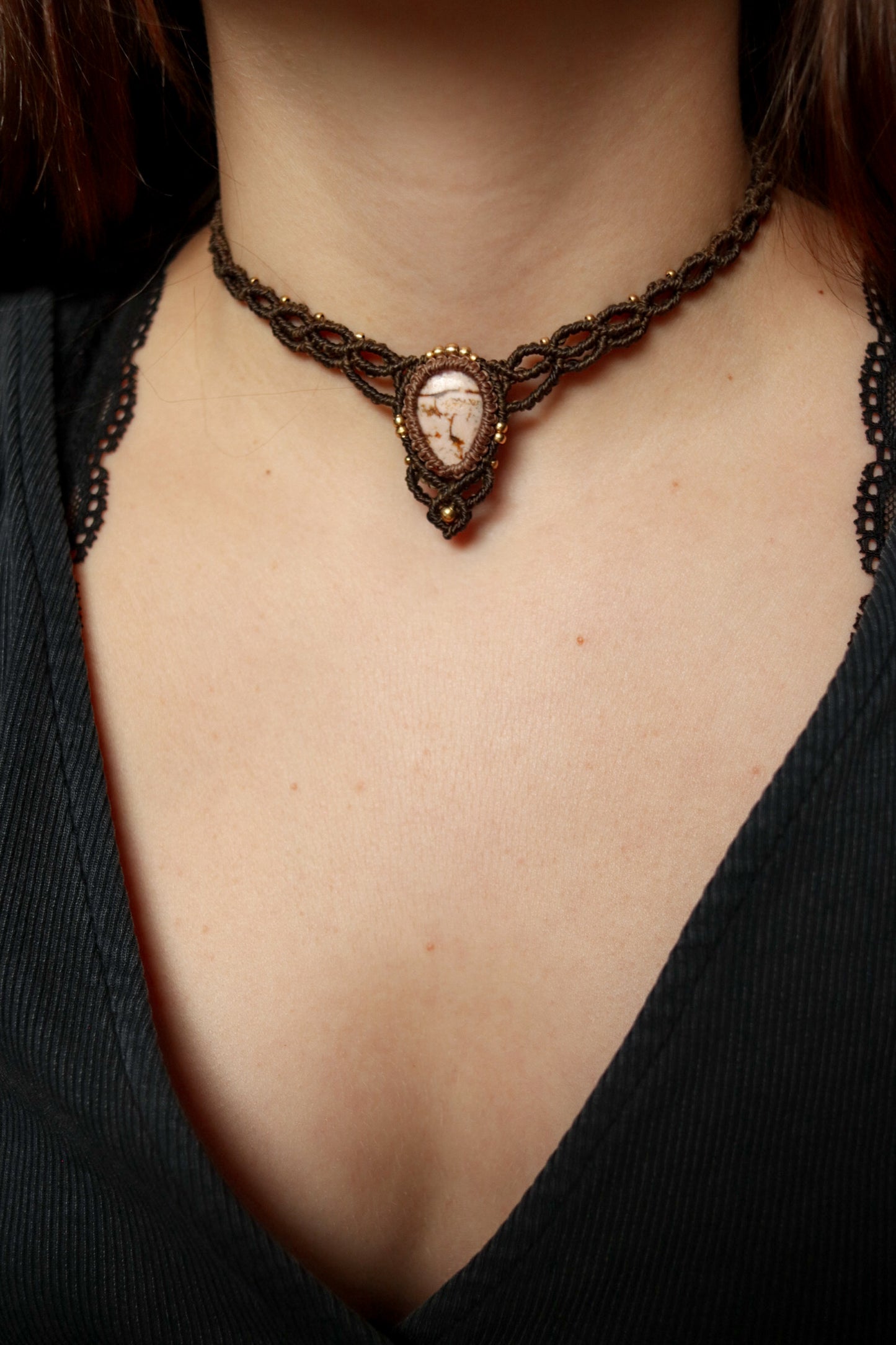 Rhodochrosit Halskette