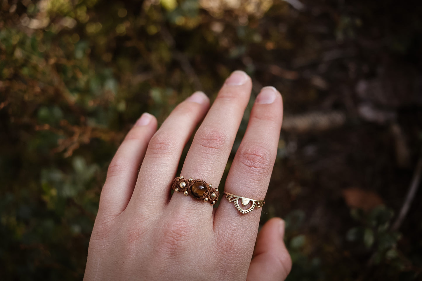 Tigerauge Ring