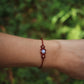 zartes Armband mit Edelstein Perlen