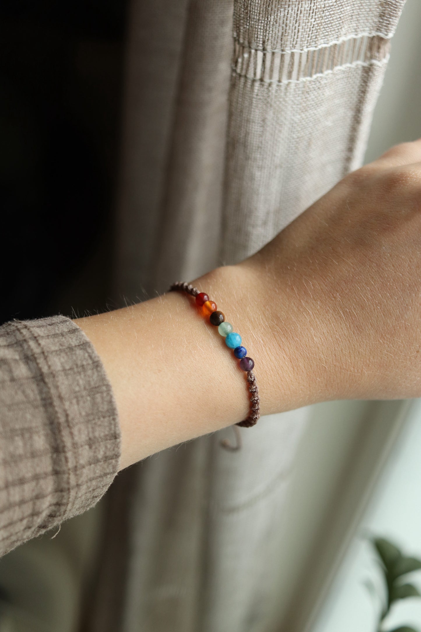 Chakra Perlen Armband