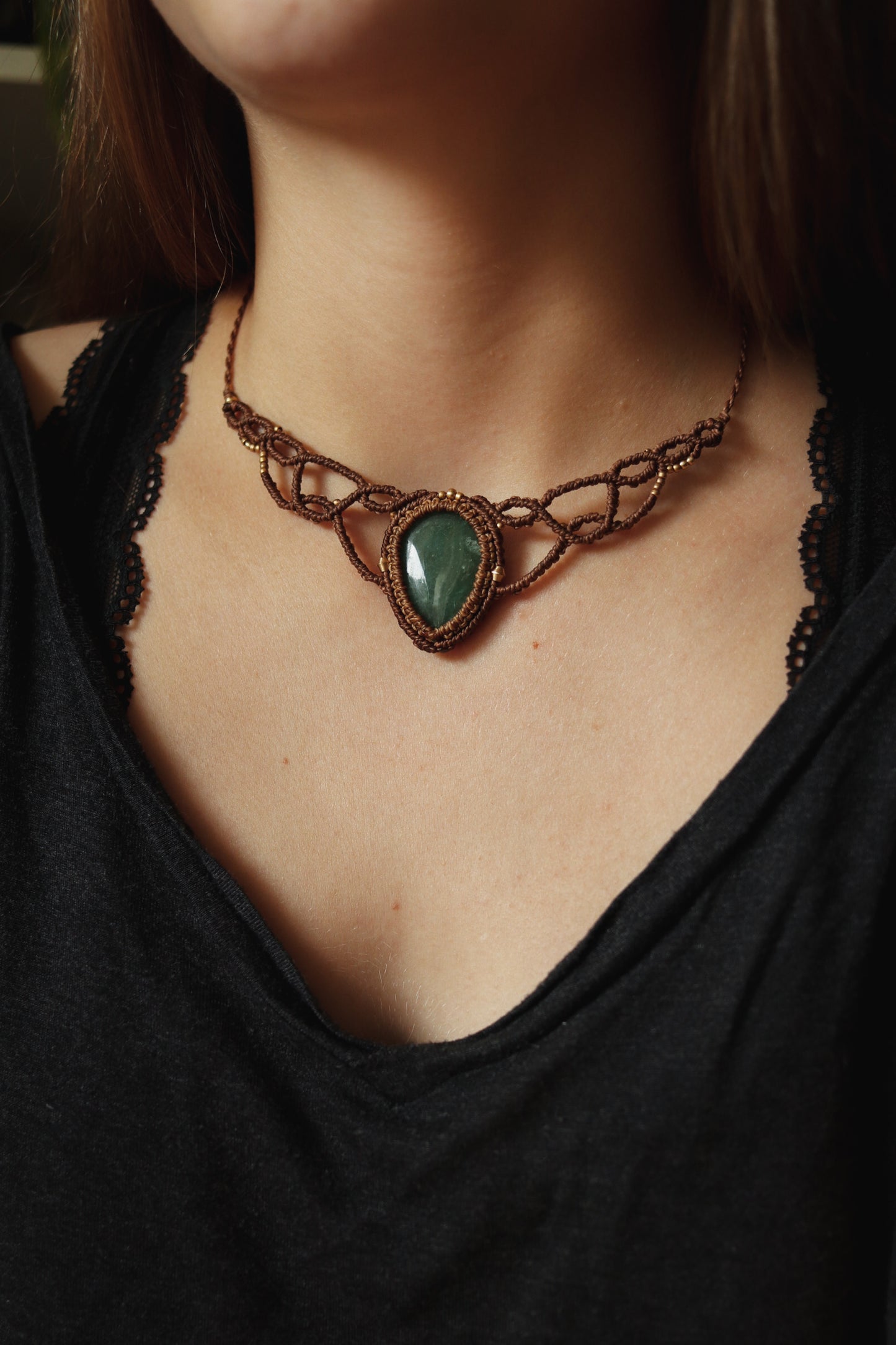 Aventurin • Choker Halskette