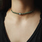 einfache Opalit Choker Halskette